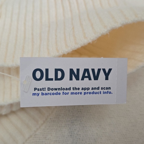 Old Navy Thread Soft Cream Turtleneck Sweater - Picture 2 of 3
